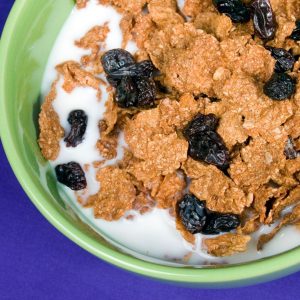 Raisin bran cereal